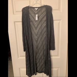 DRESS BARN— Army Green Duster